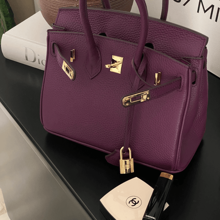 Bolso de mano de alta calidad para mujer, piel auténtica y organizador funcional. Un must-have elegante.