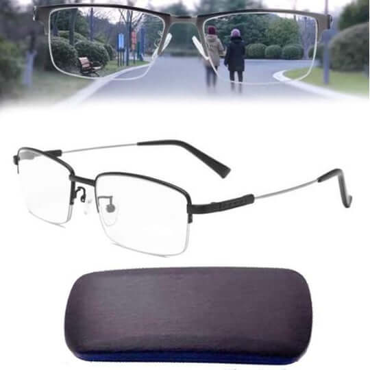 Gafas progresivas unisex: fotocromáticas, adaptativas a la luz, con protección UV, luz azul y antirreflejo.