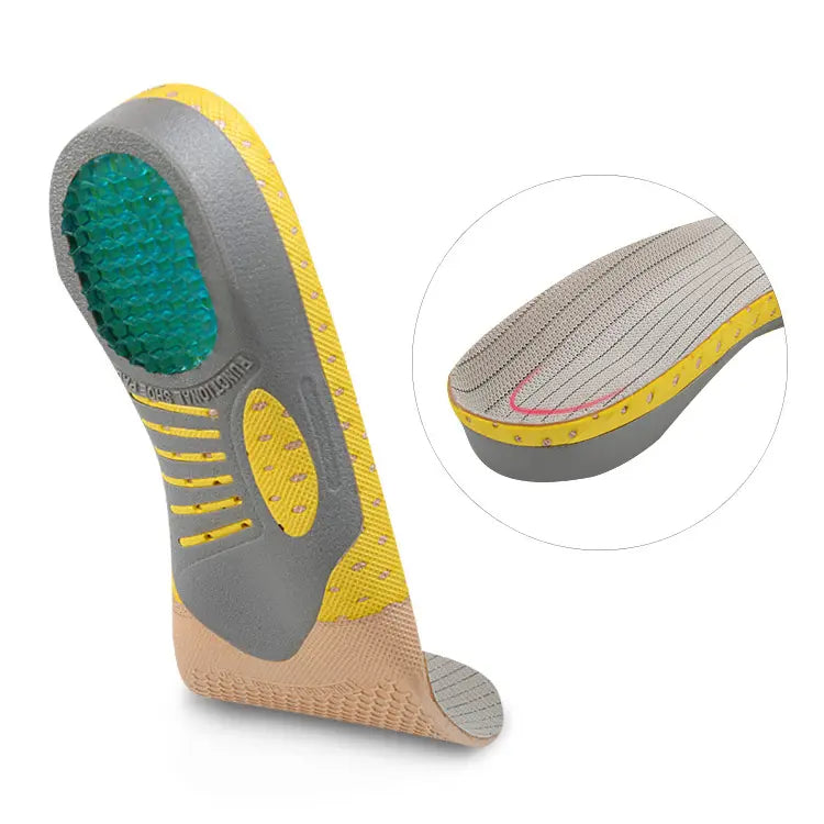 Plantillas ortopédicas unisex para soporte de arco y alivio del dolor de pies, fascitis plantar y espolón. Comodidad.
