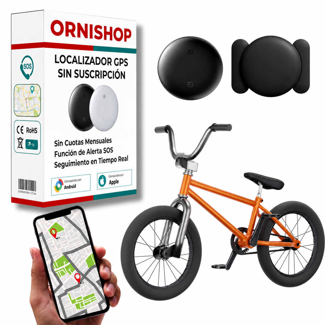 Rastreador GPS discreto para vehículos, sin cuotas. Dispositivo antirrobo con batería larga duración para coche.