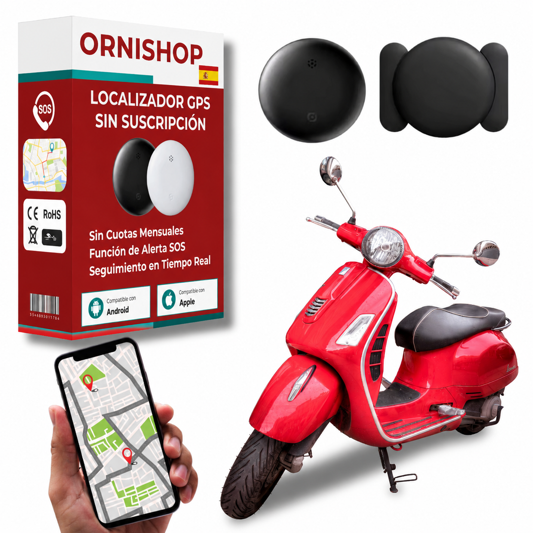 Rastreador GPS antirrobo universal para coches y motos. Localizador de vehículos sin cuotas.