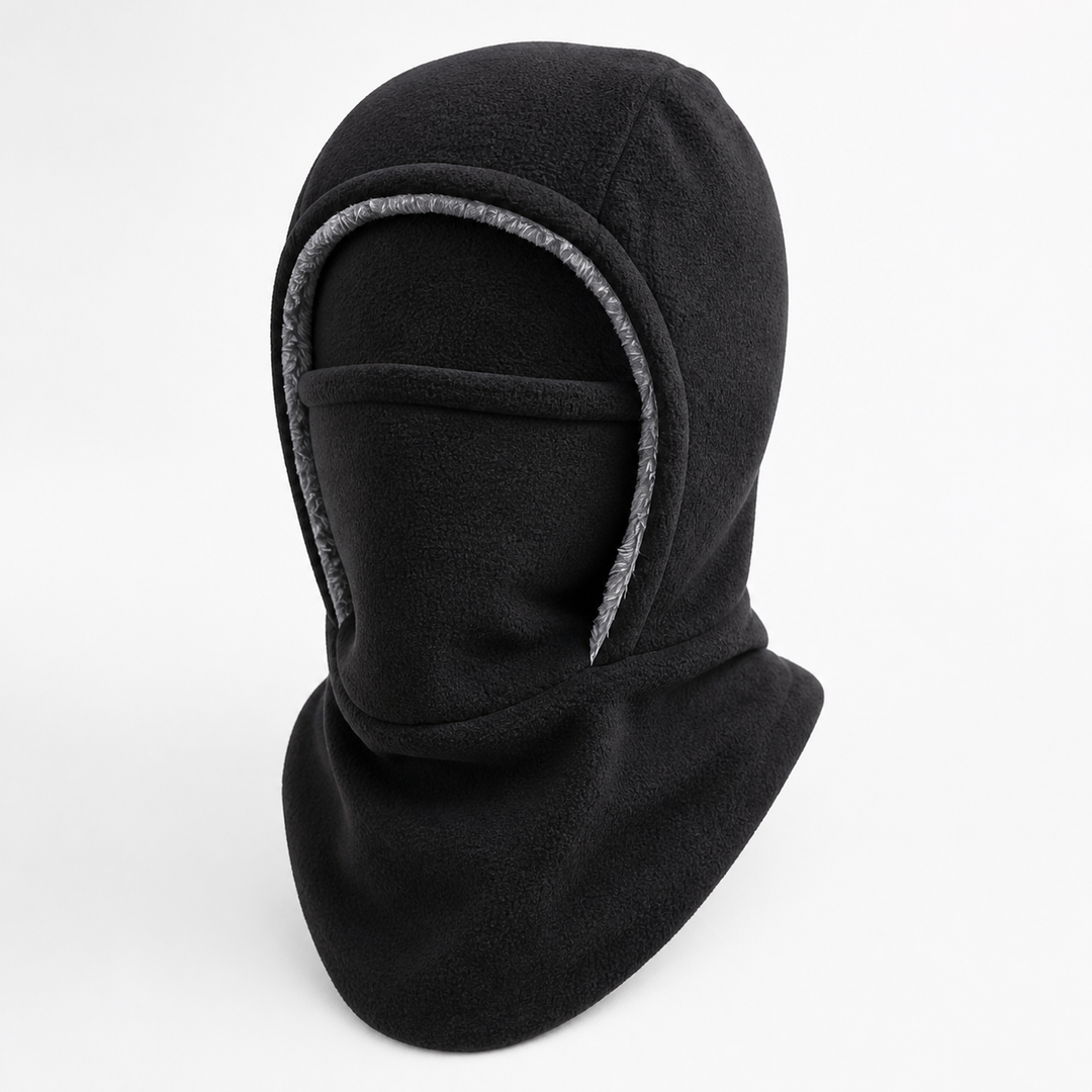 Pasamontañas unisex 3 en 1 para invierno, protege del frío con gorro, bufanda y máscara integrados.