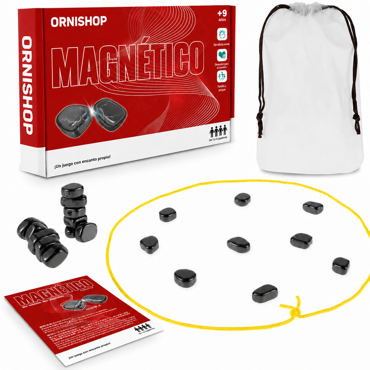 Tablero de ajedrez magnético portátil para adultos y niños, ideal para viajes y juego familiar de estrategia.