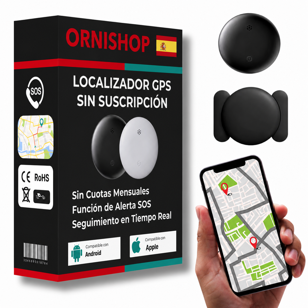 Rastreador GPS antirrobo para vehículos. Localizador sin cuotas, seguridad coche, moto, bicicleta.