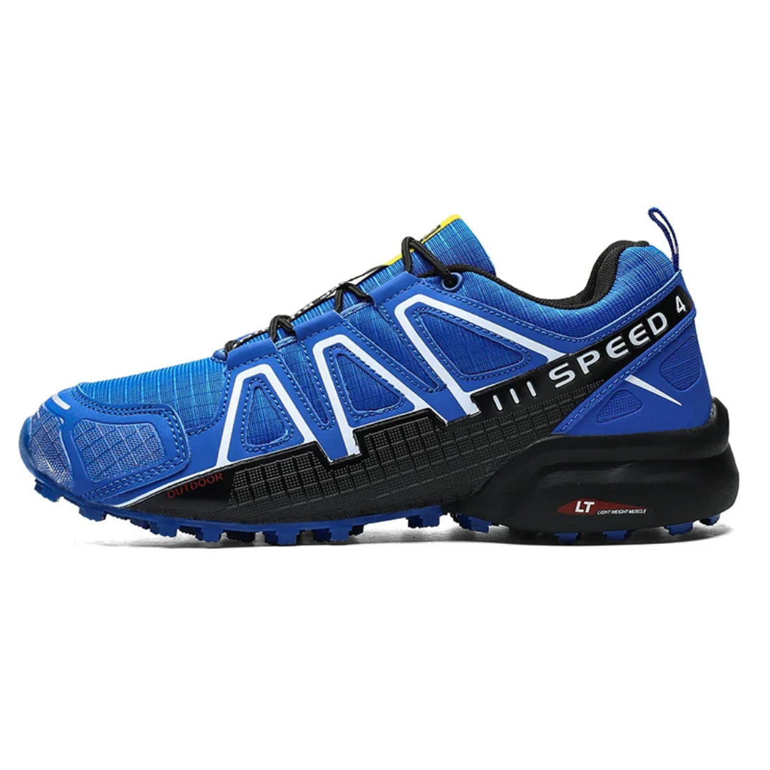 Calzado deportivo Speedcross IV unisex, ideal para senderismo y trail running.