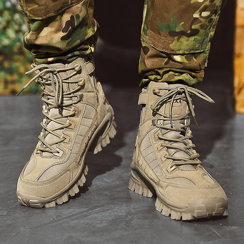 Calzado outdoor duradero, botas tácticas impermeables unisex para aventura y trekking.