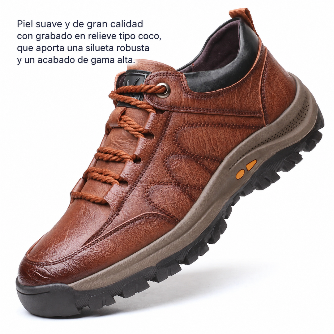 Botas ortopédicas para hombre, con soporte ergonómico para una postura saludable. Ideales para caminar.