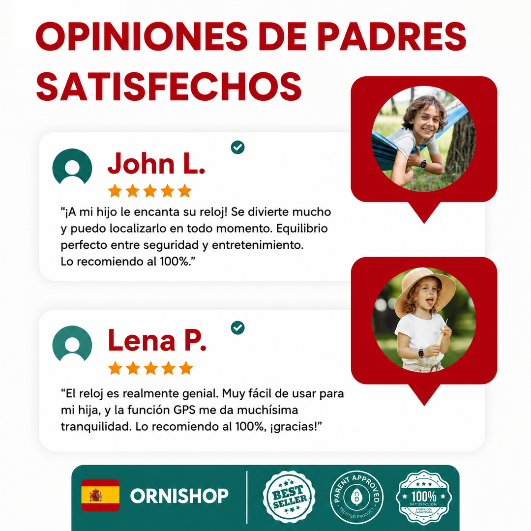 Smartwatch 4G infantil con función de llamadas bidireccionales, comunicación confiable para niños.