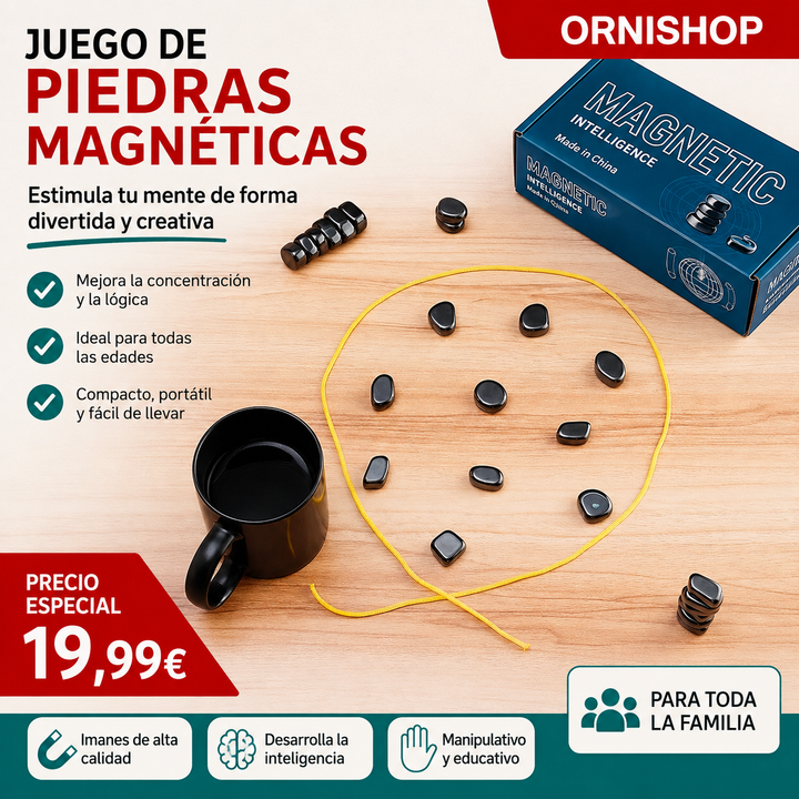 Niños y adultos jugando con el tablero de ajedrez magnético, disfrutando de un juego de mesa educativo y divertido.