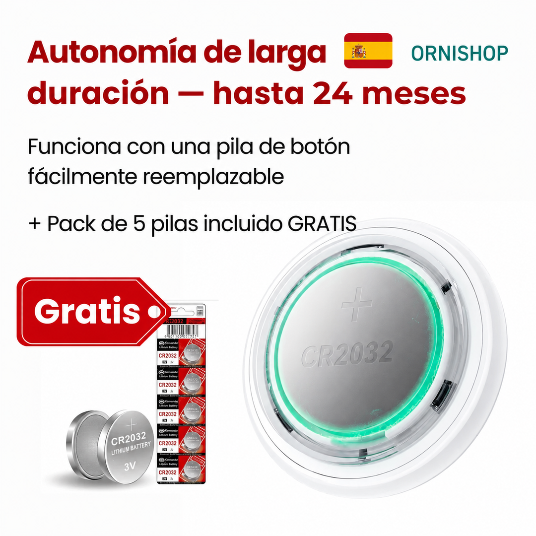 Rastreador GPS de seguridad para mascotas, cobertura global sin cuotas. Para perros y gatos.