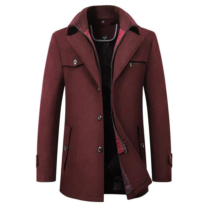 Cortavientos impermeable para hombre, diseño elegante. Ofrece protección superior en exterior contra viento y lluvia.