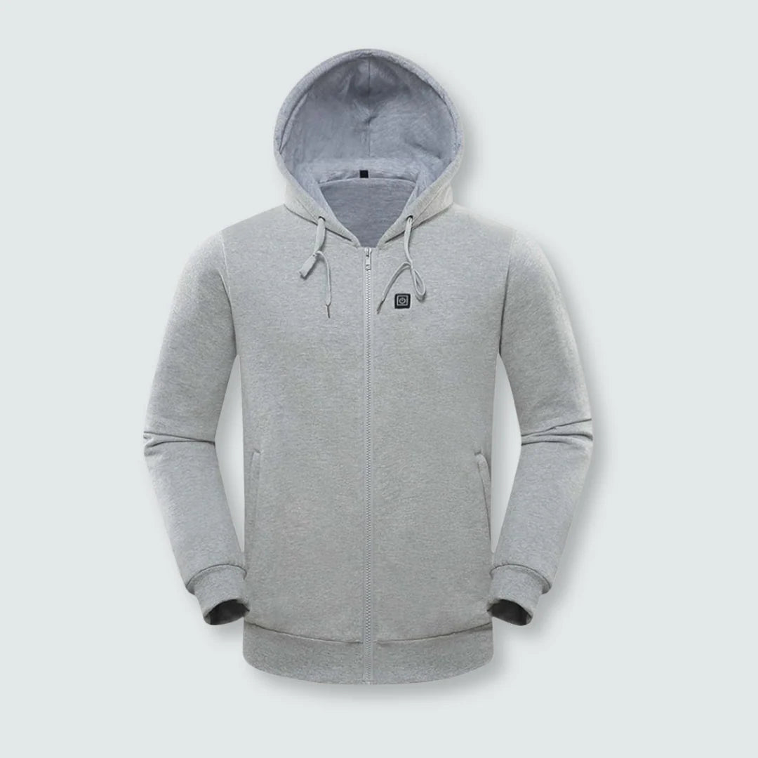 Sudadera con calefacción para hombre, perfecta como abrigo de invierno para actividades al aire libre.