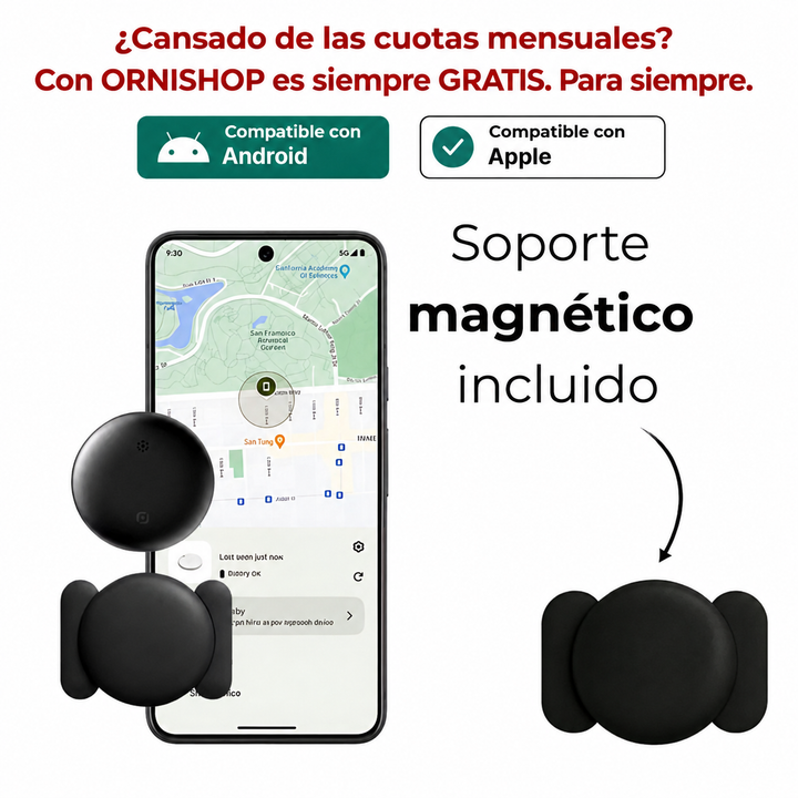 Dispositivo de seguridad GPS para vehículos sin cuotas. Antirrobo y localizador fiable para coche, moto.