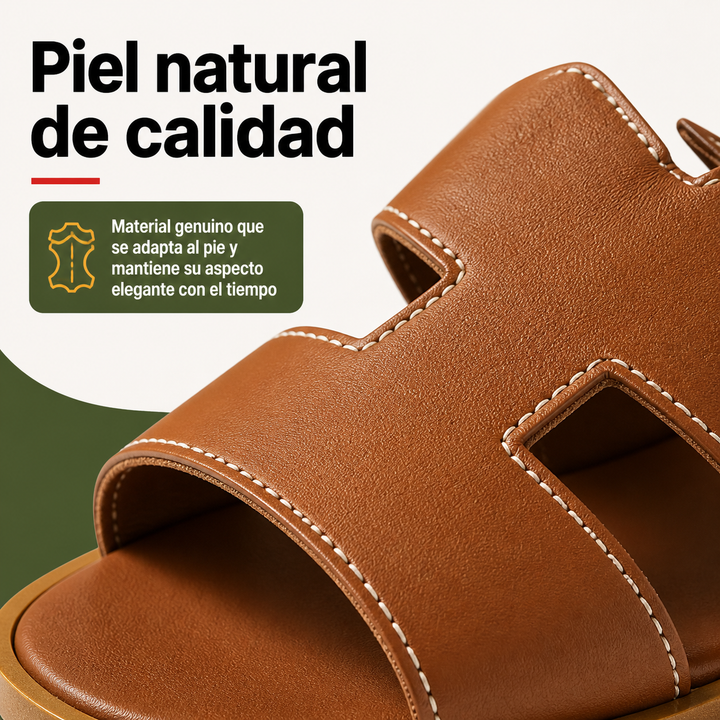 Sandalias planas de mujer. Estilo versátil y cómodo para cualquier ocasión veraniega casual.
