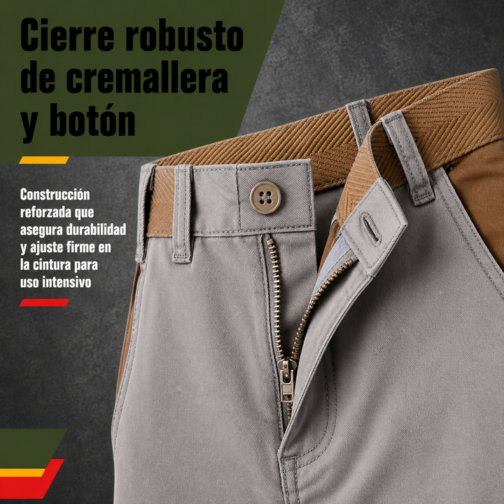 Hombre vistiendo pantalón corto cargo MAVERICK, estilo casual de verano para explorar con confort y ropa masculina.
