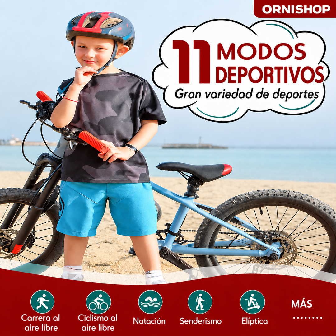 Reloj GPS para niños, diseño resistente, correa de silicona cómoda y duradera.