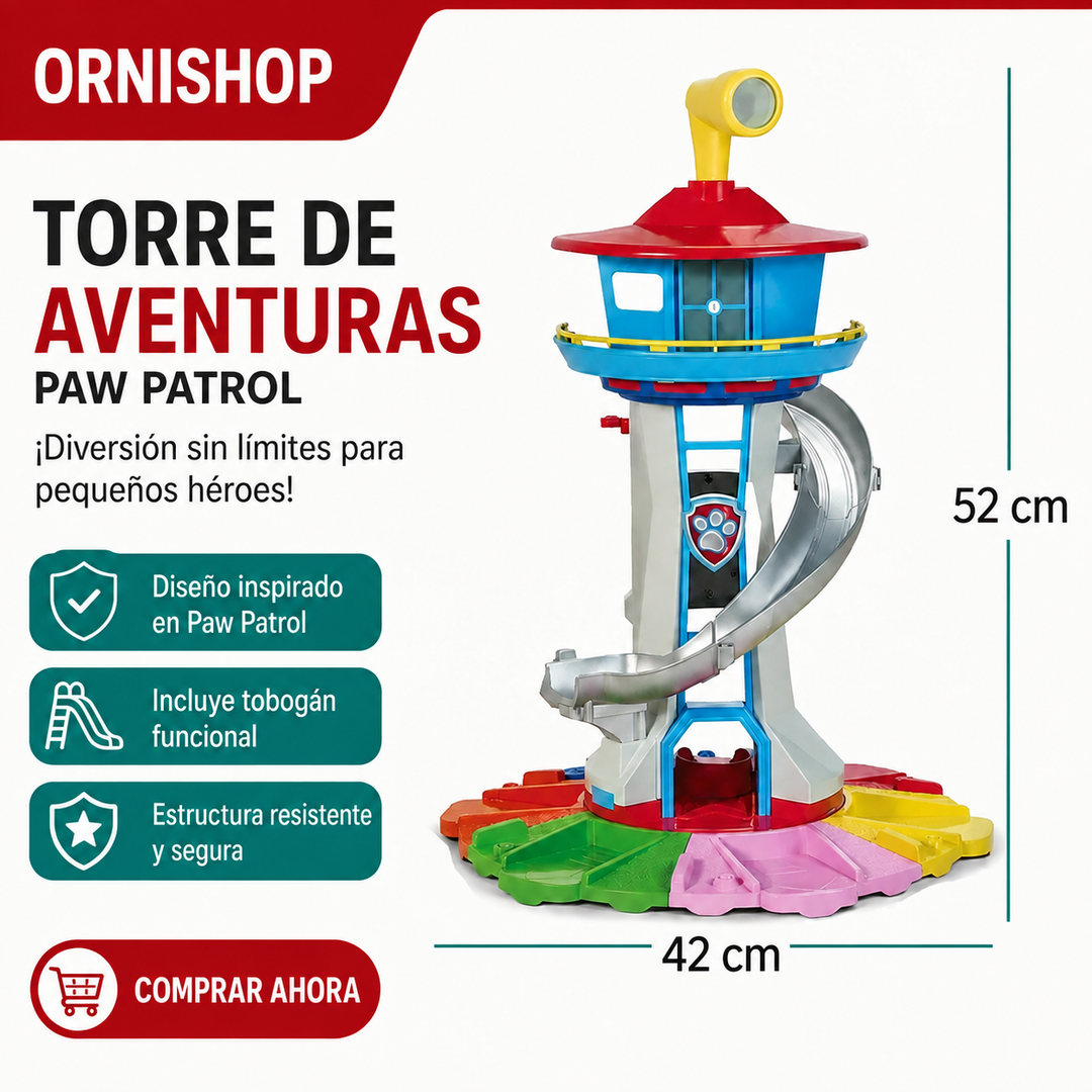 Set de juego La Patrulla Canina con vehículos y figuras. Horas de diversión y rescates para pequeños fans de Paw Patrol.