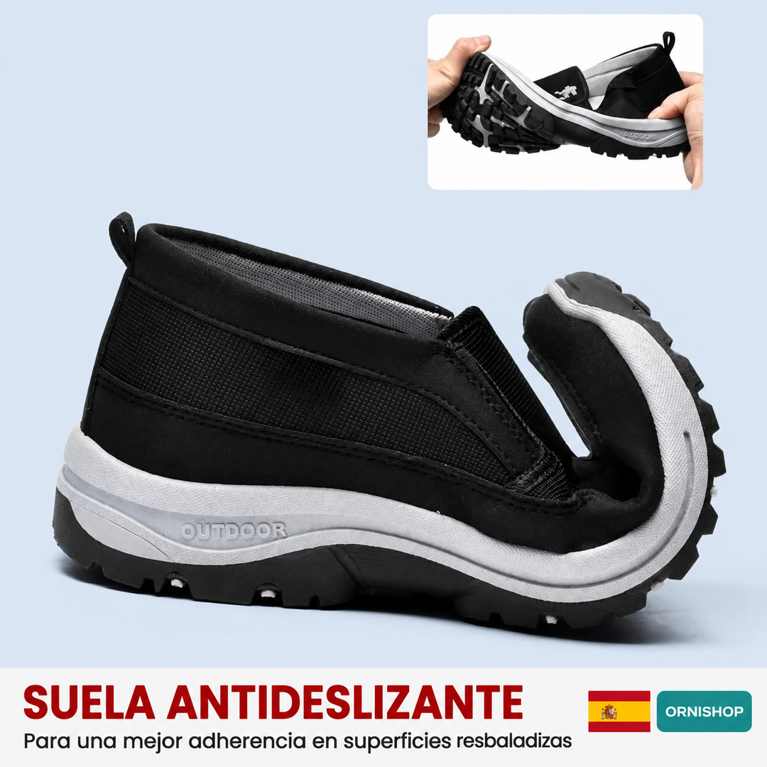 Calzado ortopédico sin cordones para hombre y mujer. Máxima comodidad y apoyo podológico.