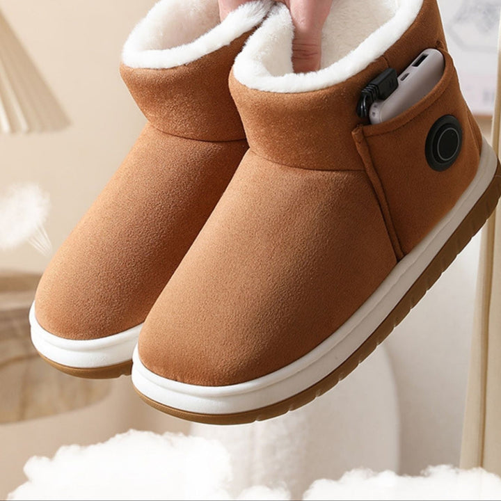 Pantuflas calefactables unisex, lavables y antideslizantes. Mantén tus pies cálidos con estas zapatillas USB.