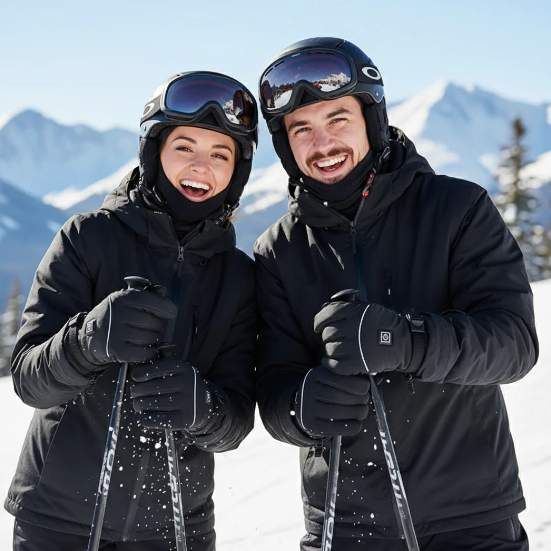 Guantes calefactables unisex, cómodos y térmicos, diseñados para máxima calidez en inviernos extremos y outdoor.