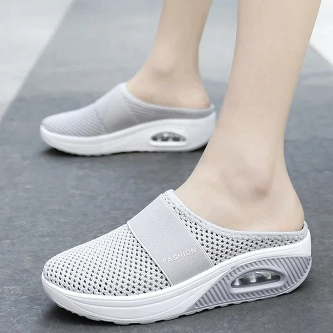Zapatillas OrthoAir. Solución ortopédica para el dolor de pies, fascitis plantar y soporte de arco.