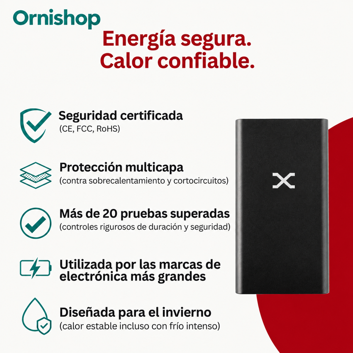 Sudadera de alta calidad para hombre con sistema de calor integrado, ideal para el frío extremo.