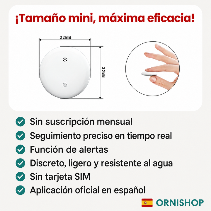 Rastreador GPS portátil para bicicleta. Antirrobo sin cuotas, localizador de seguridad resistente al agua.