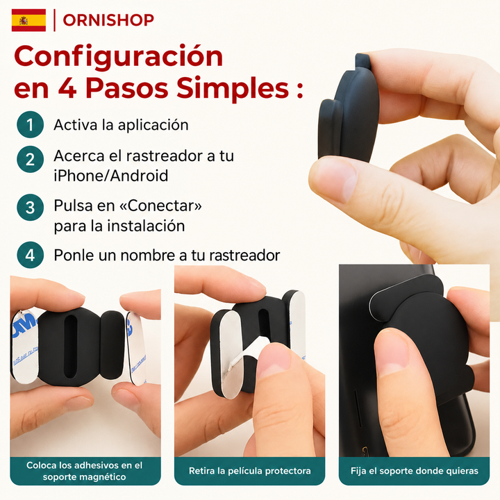 Dispositivo de seguimiento GPS IP67 para mascotas. Fiable y duradero para perros y gatos activos.