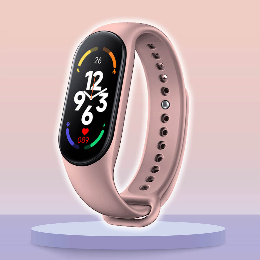 Reloj inteligente infantil con GPS, monitor cardíaco y notificaciones de actividad.