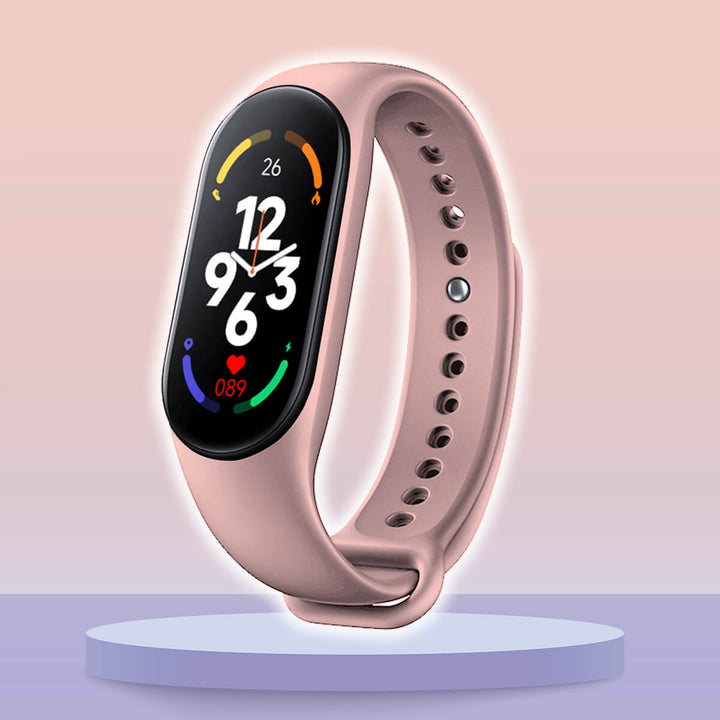 Reloj inteligente infantil con GPS, monitor cardíaco y notificaciones de actividad.
