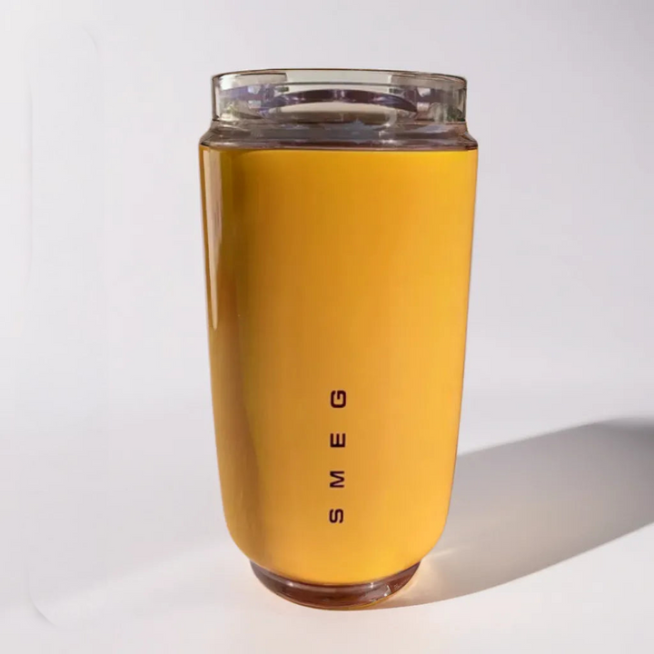 Vaso de acero inoxidable 500ml para café. Antiderrame, ideal para viajes y oficina. Bebidas calientes.