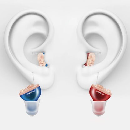 Confortable audífono digital invisible, recargable. Ayuda auditiva para su libertad auditiva.
