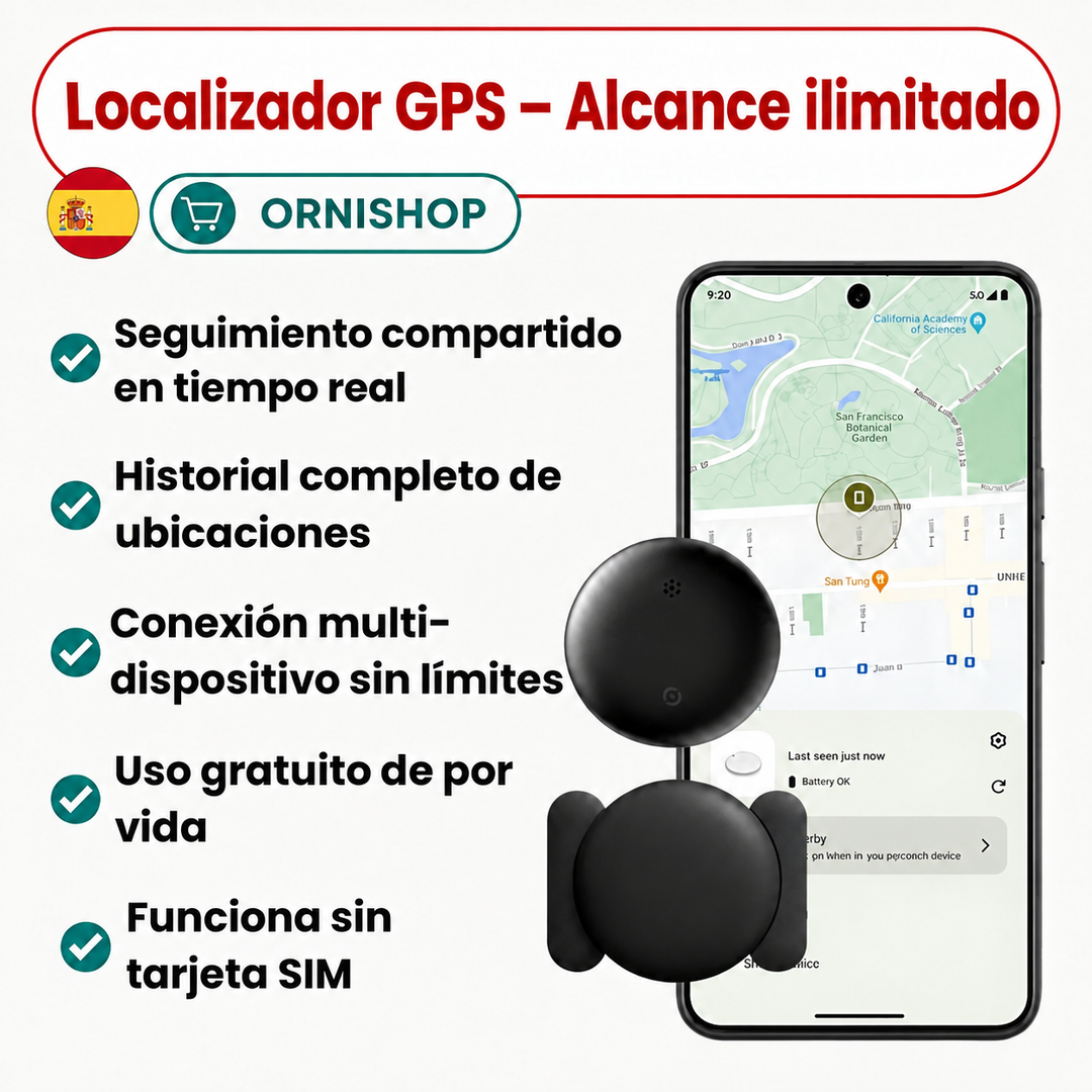 Dispositivo localizador GPS universal, protección antirrobo para todo tipo de vehículos.