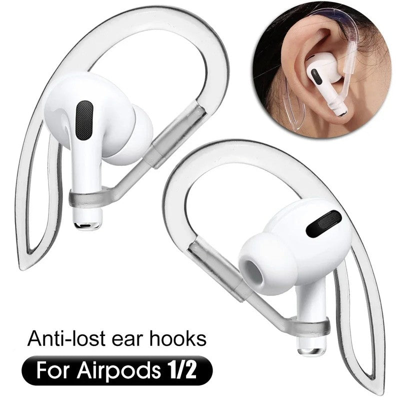 Soporte de oreja ergonómico y ajustable para auriculares inalámbricos, perfecto para actividades.