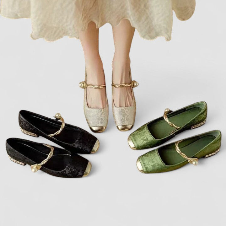 Confortables zapatos Mary Jane de mujer, diseño elegante, soporte ortopédico y plantilla ergonómica para pies sanos.