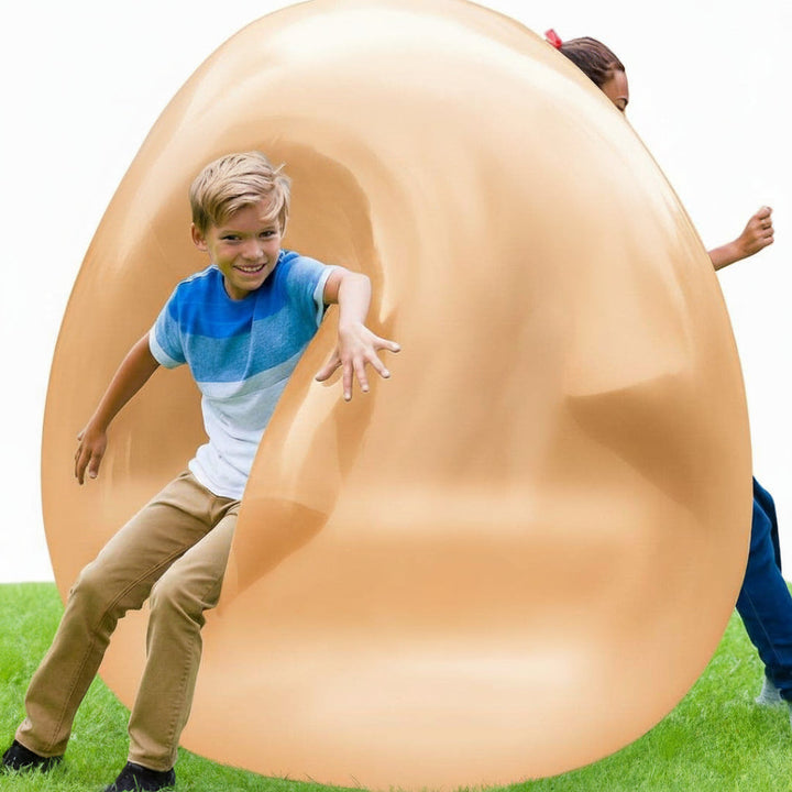 Pelota burbuja inflable gigante, versátil para niños. Perfecta para juegos, fiestas y diversión al aire libre.