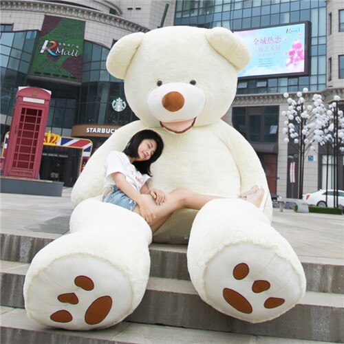 Gigante oso de peluche suave XXL para abrazos, regalo perfecto.