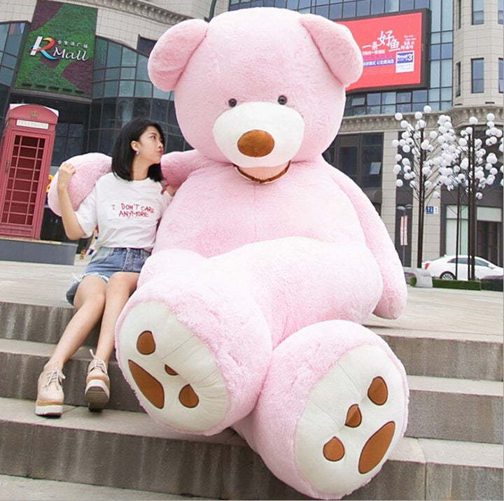 Peluche grande oso XXL, compañero de abrazos ideal para decoración infantil.