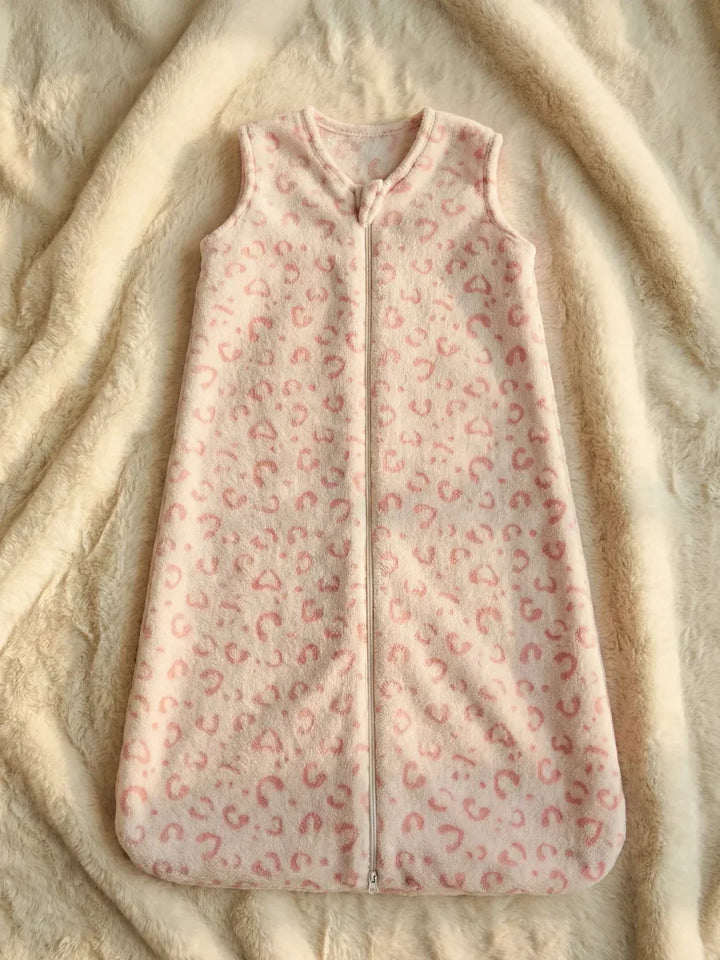 Saco polar infantil con cremallera, garantiza un sueño seguro y confortable para tu bebé.