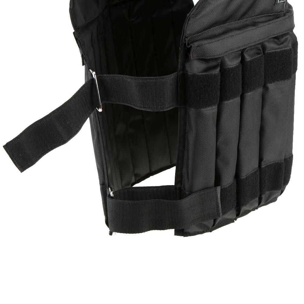 Chaleco lastrado de 20 kg para hombres, ideal para fitness, musculación, cardio y entrenamiento de fuerza en casa.