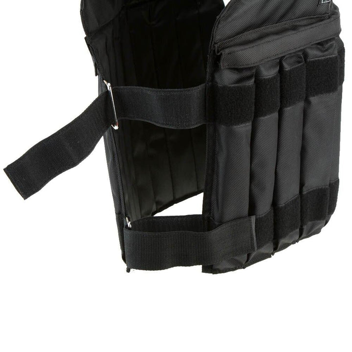 Chaleco lastrado de 20 kg para hombres, ideal para fitness, musculación, cardio y entrenamiento de fuerza en casa.
