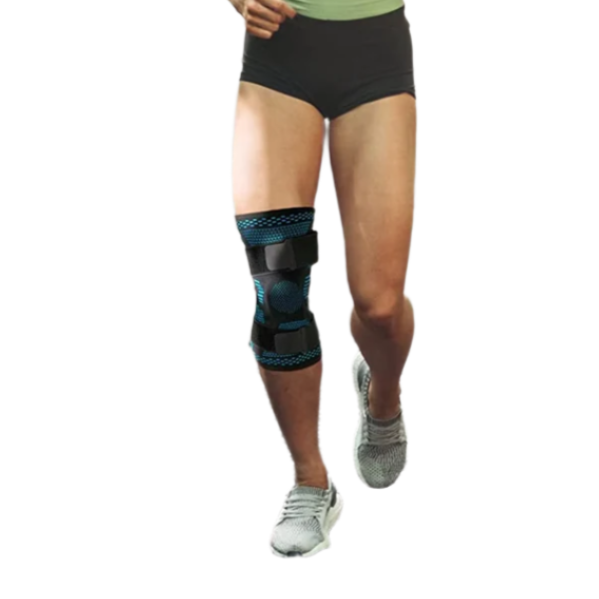 Soporte de rodilla duradero, ofrece alivio efectivo del dolor y estabilidad para su recuperación.