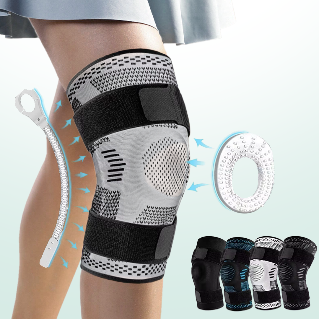 Soporte de rodilla para estilo de vida activo, maximiza la estabilidad y minimiza el dolor.
