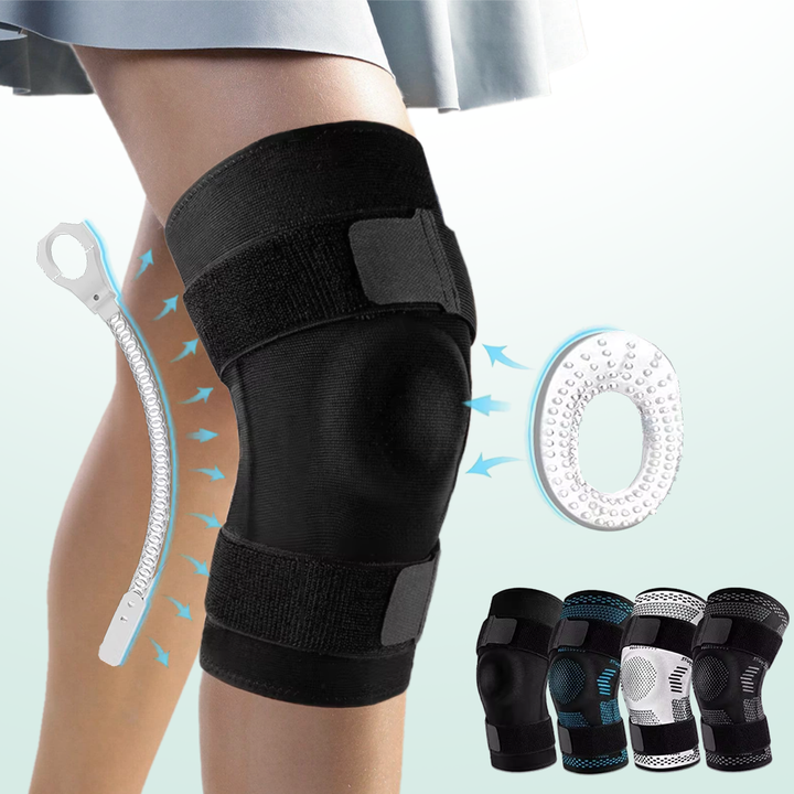 Rodillera cómoda para prevenir lesiones y mejorar la estabilidad, esencial para atletas y bienestar.