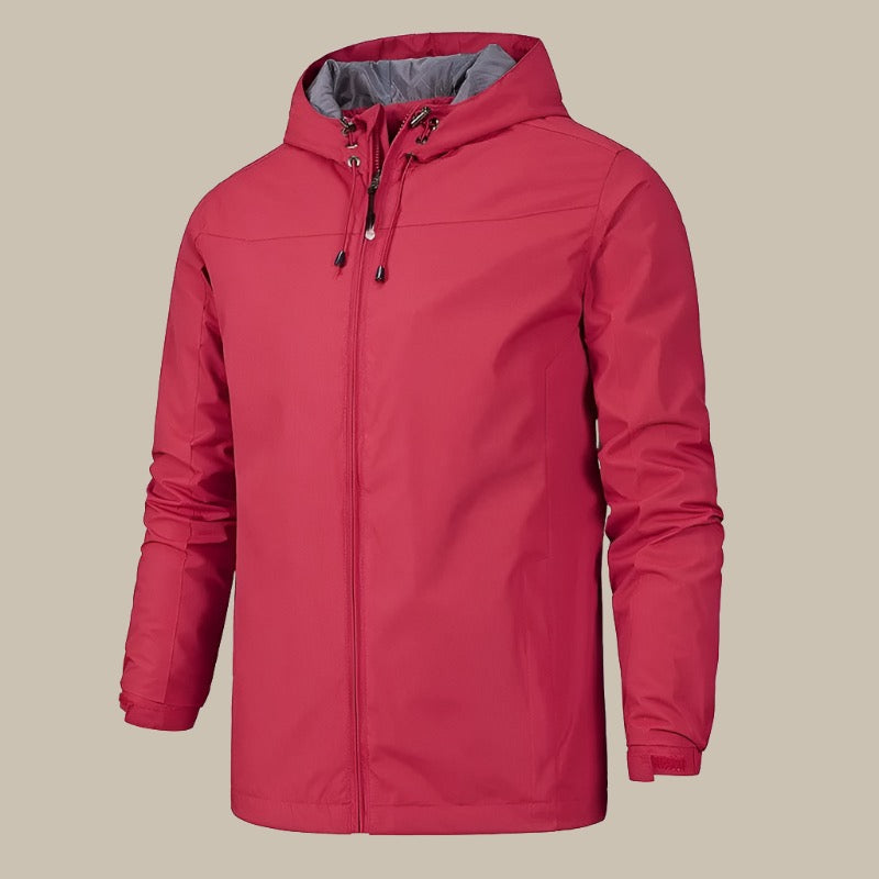 Abrigo de invierno con capucha para hombre, resistente, cálido y cómodo para enfrentar el frío.