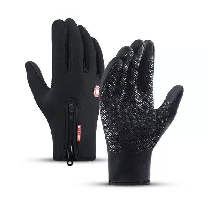 Guantes de invierno táctiles unisex, cálidos y ajustables. Ideales para frío y actividades al aire libre.