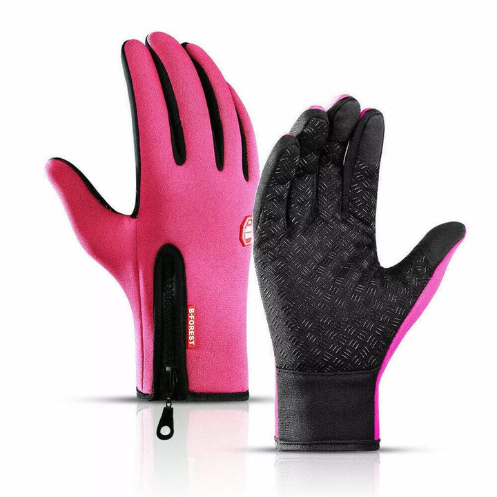Par de guantes invernales táctiles unisex. Su ajuste seguro los hace ideales para combatir el frío exterior.