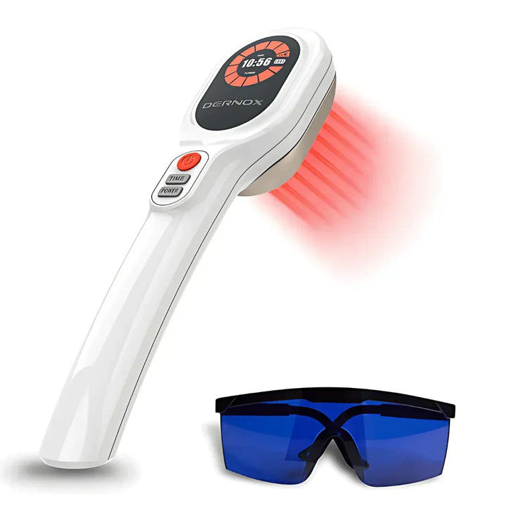 Mejora tu salud con este láser frío 650nm/808nm portátil, ideal para recuperación y dolor muscular.