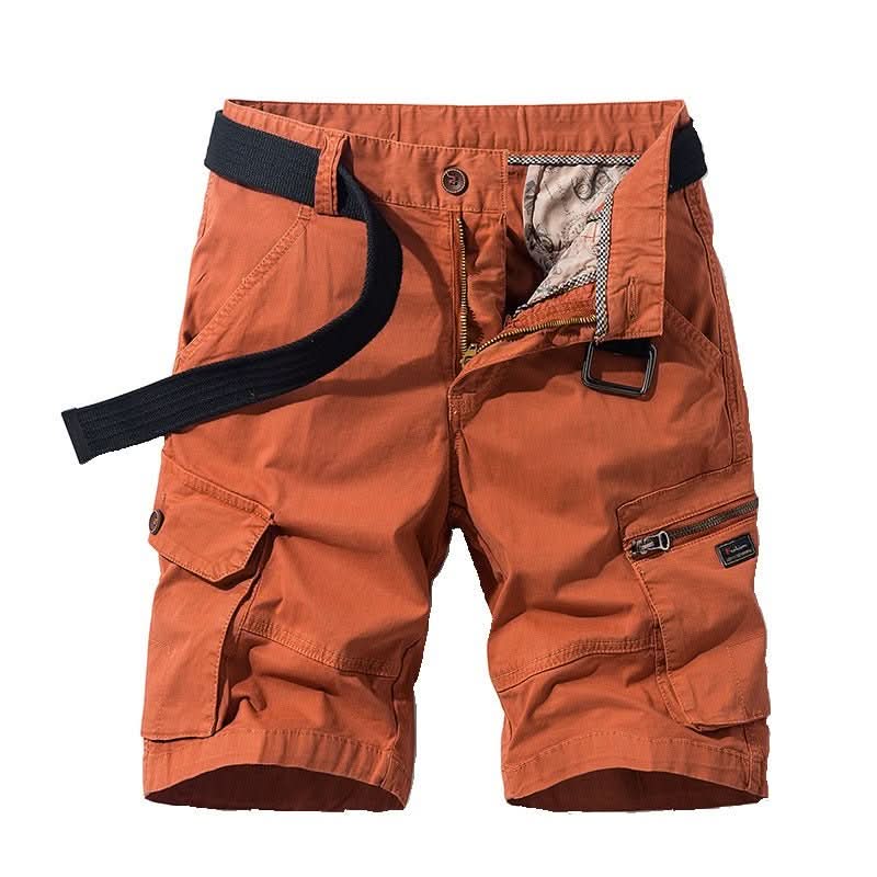 Pantalones cortos cargo para hombres, estilo casual de verano. Cómodos y con múltiples bolsillos utilitarios.