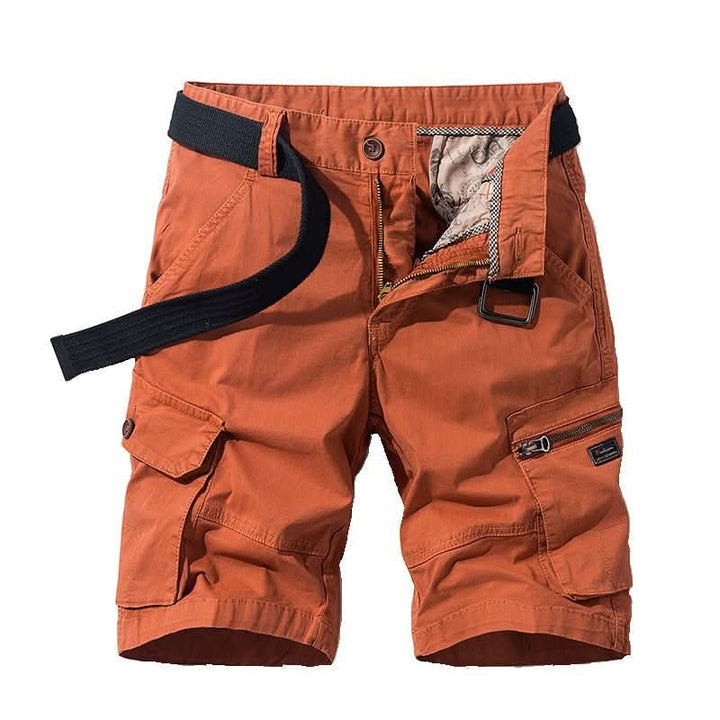 Pantalones cortos cargo para hombres, estilo casual de verano. Cómodos y con múltiples bolsillos utilitarios.